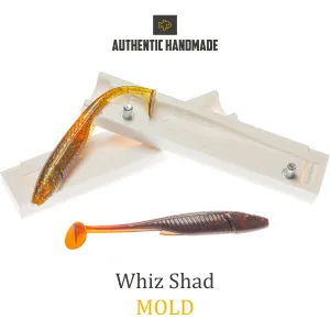 🔥 New Whiz Soft Plastic Bait Mold Shad DIY Lure