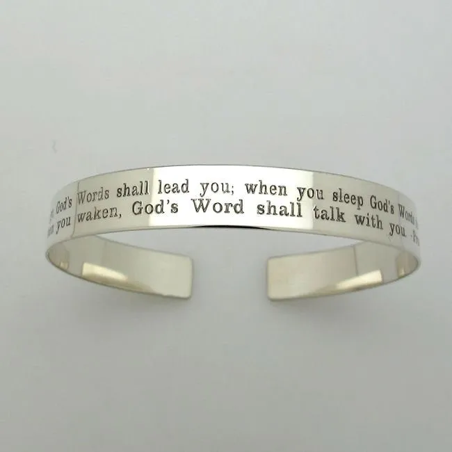 10 Bible commandments bracelet