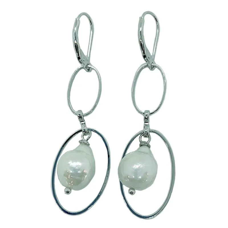 336-01-S | LOOP CHAIN EARRINGS IN SILVER