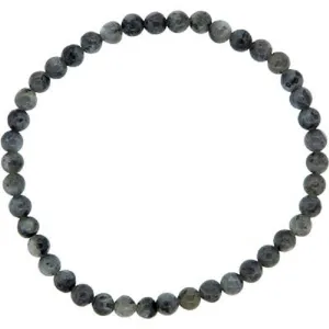 4mm Bracelet Black Labradorite