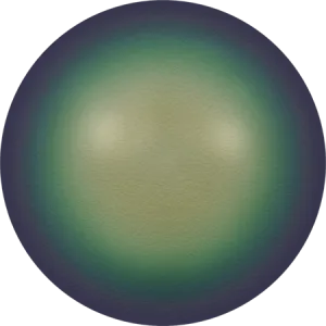 5810 Round Pearls, Crystal Scarabaeus Green Pearl (001 946)