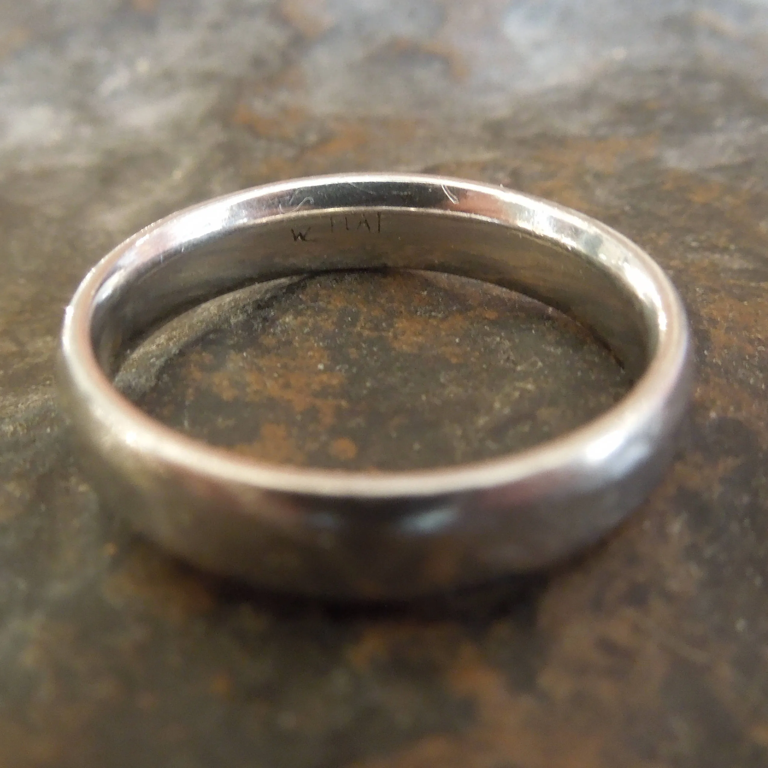 5mm Gents Platinum Wedding Band