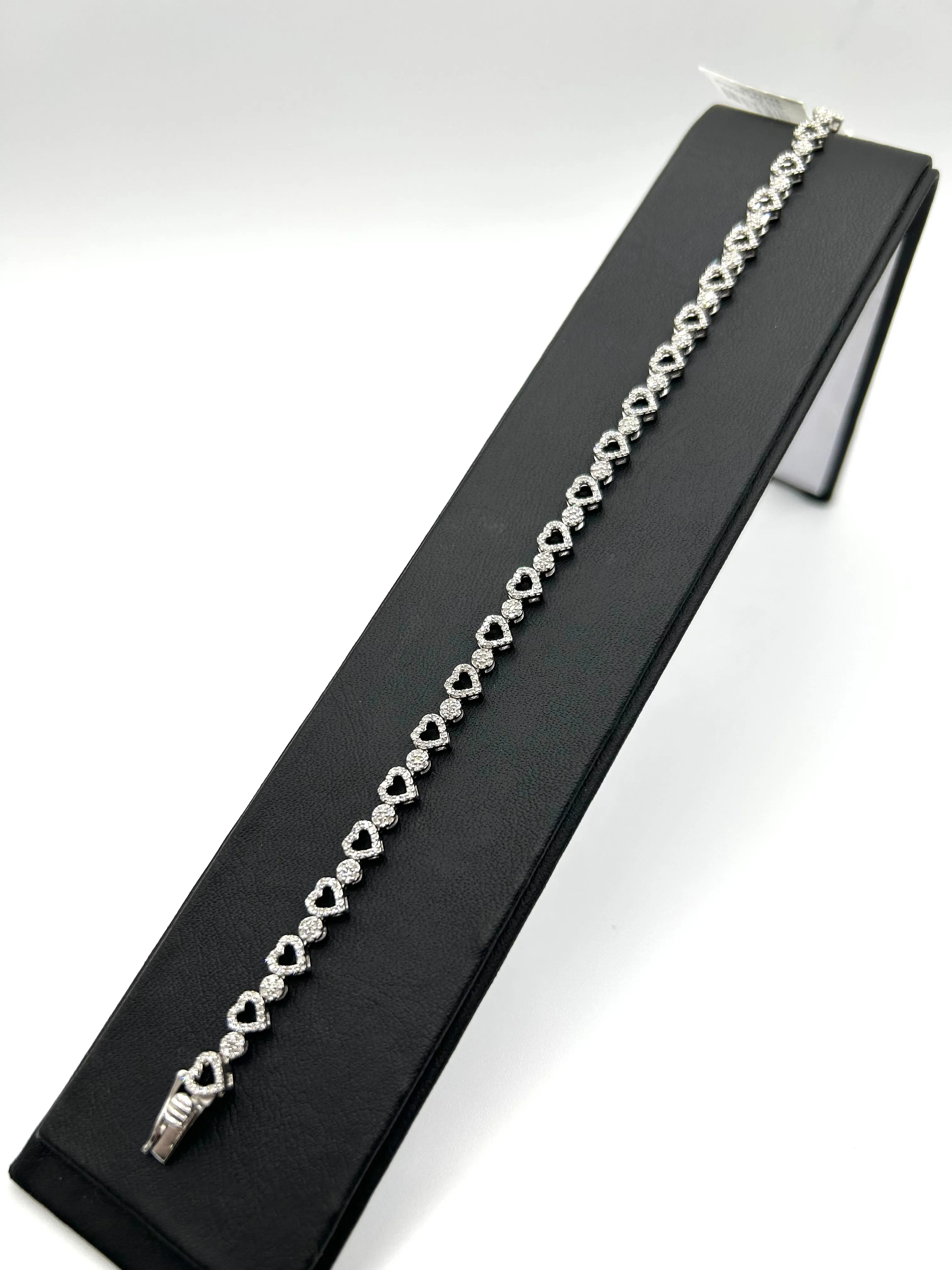 925 DIAMOND HEART BRACELET