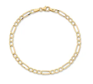 9ct Yellow Gold Silver Infused Bracelet