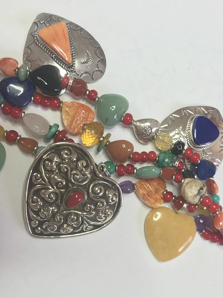 All Hearts Bracelet by Kim Yubeta