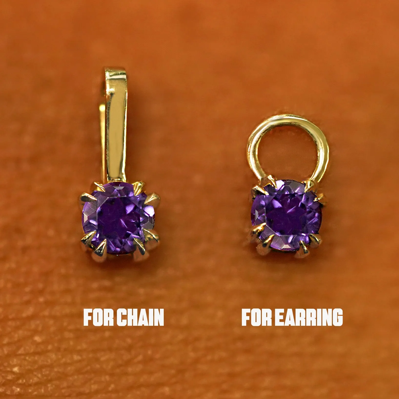 Amethyst Charm