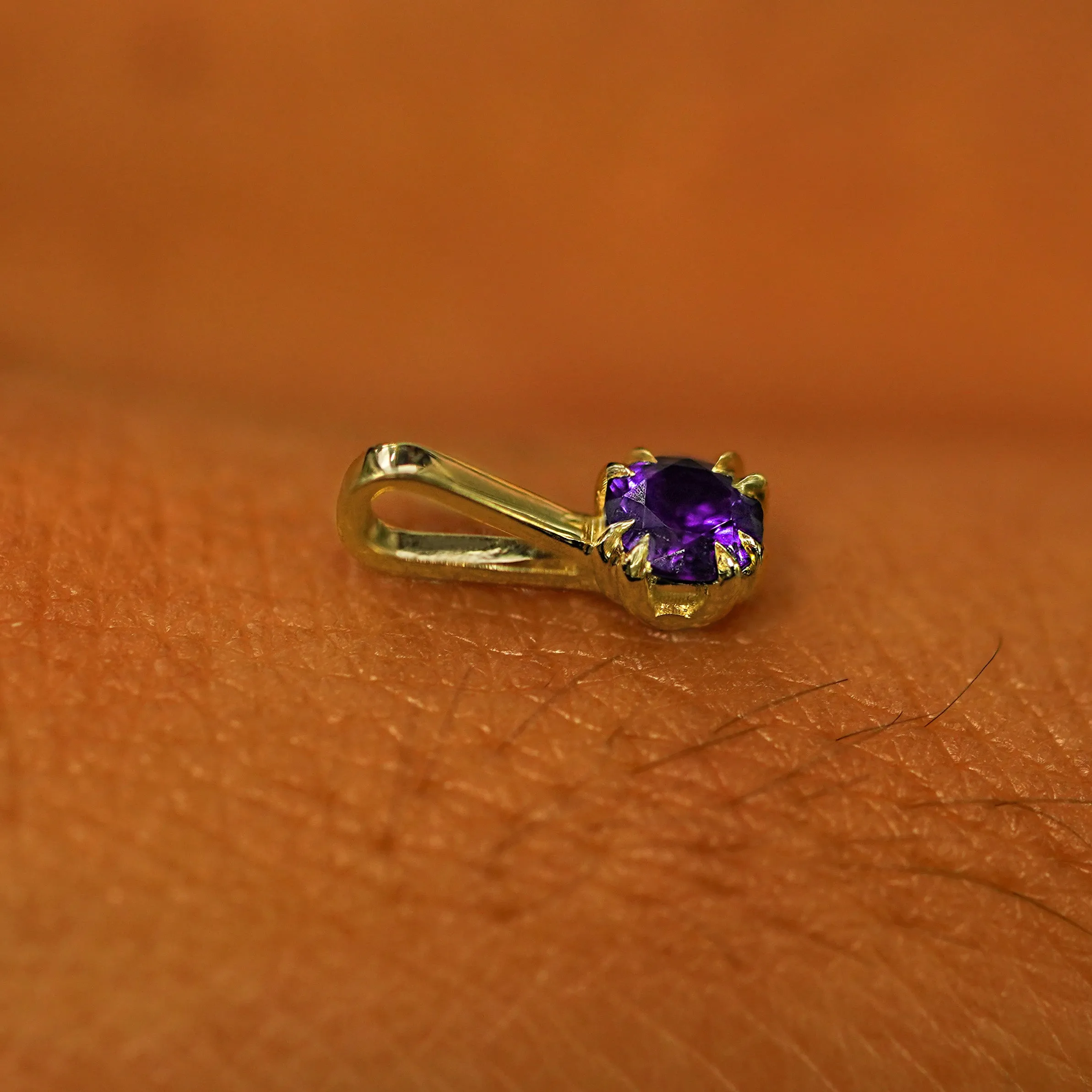 Amethyst Charm