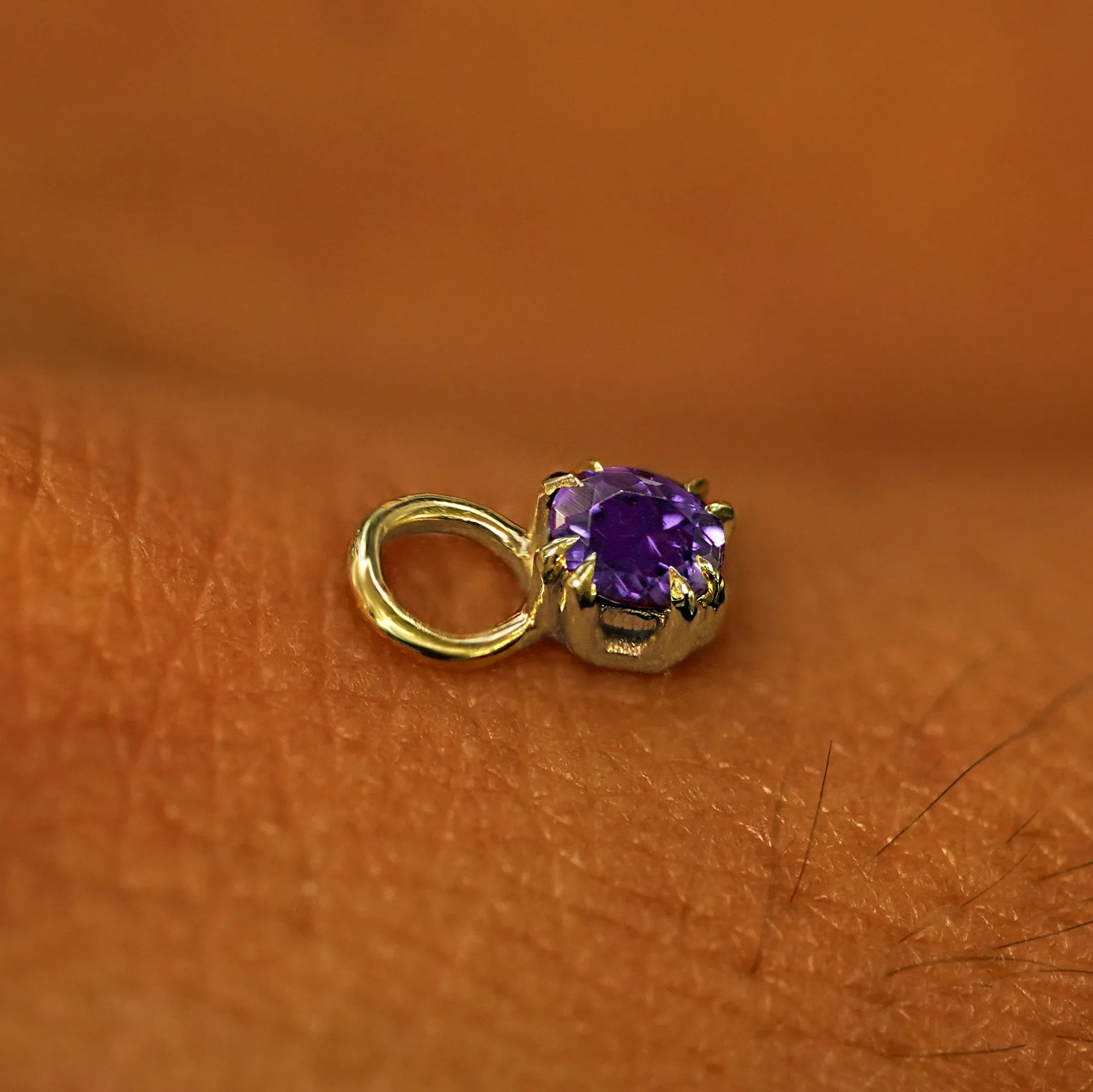 Amethyst Charm