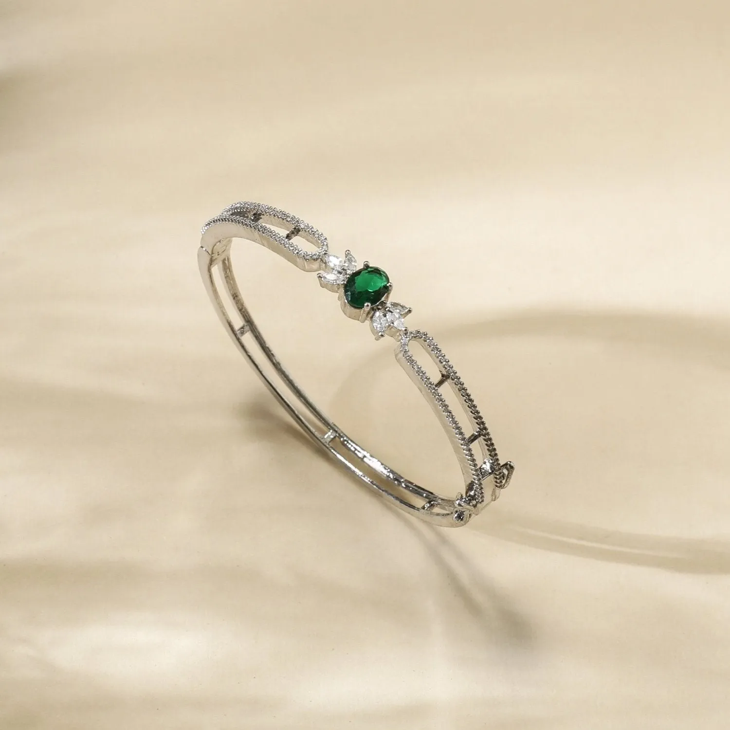 Astra Nakshatra CZ Green Bracelet