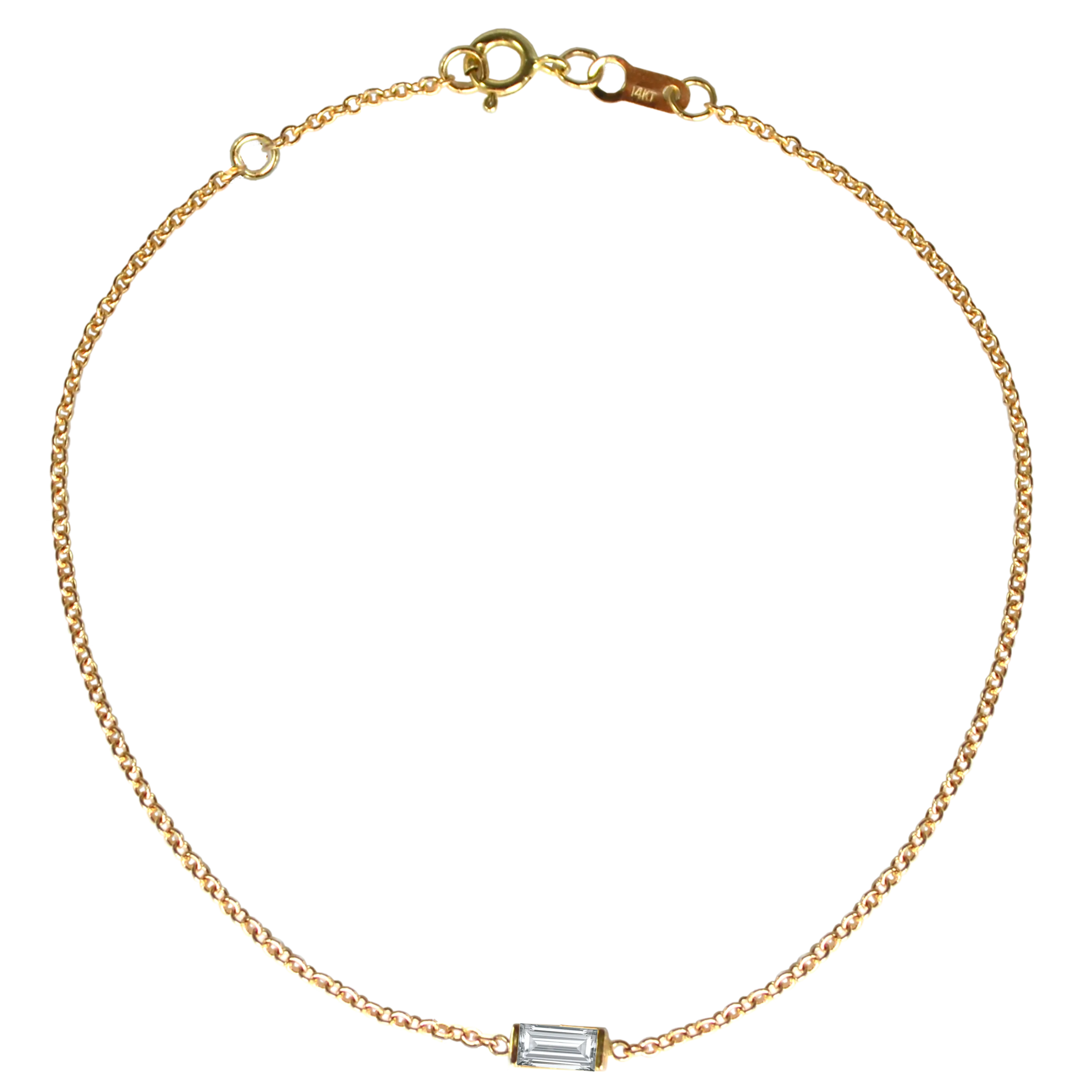 Baguette Gemstone Bracelet