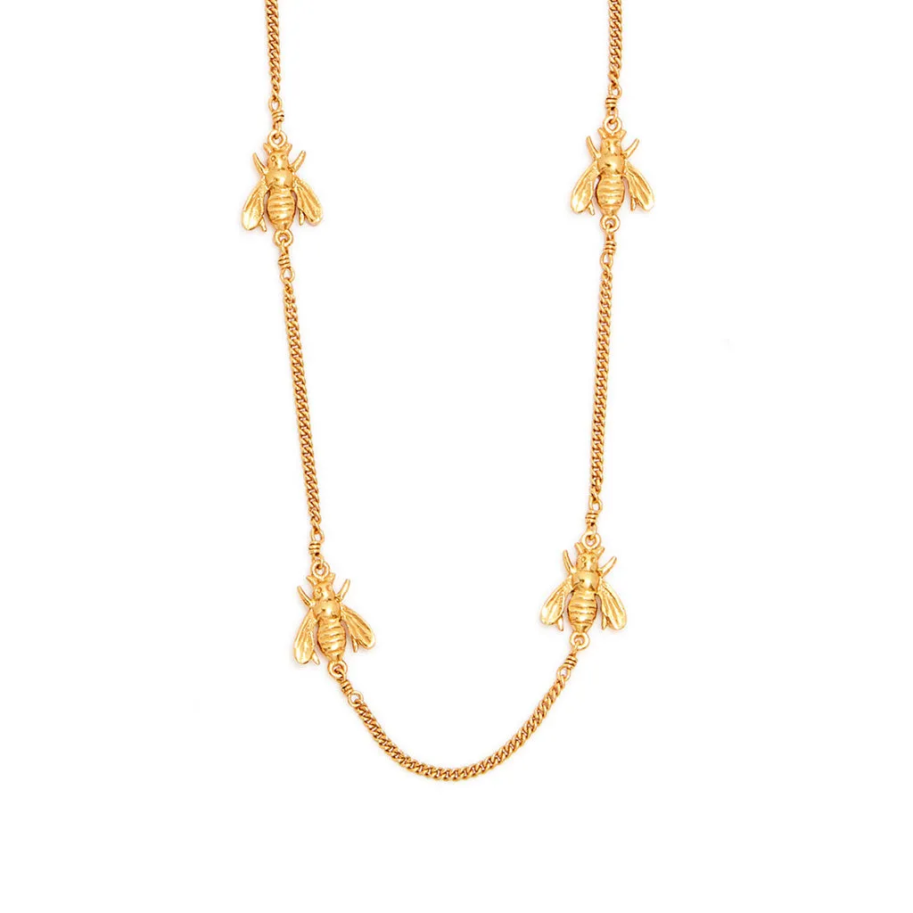 Bee Delicate Station Necklace