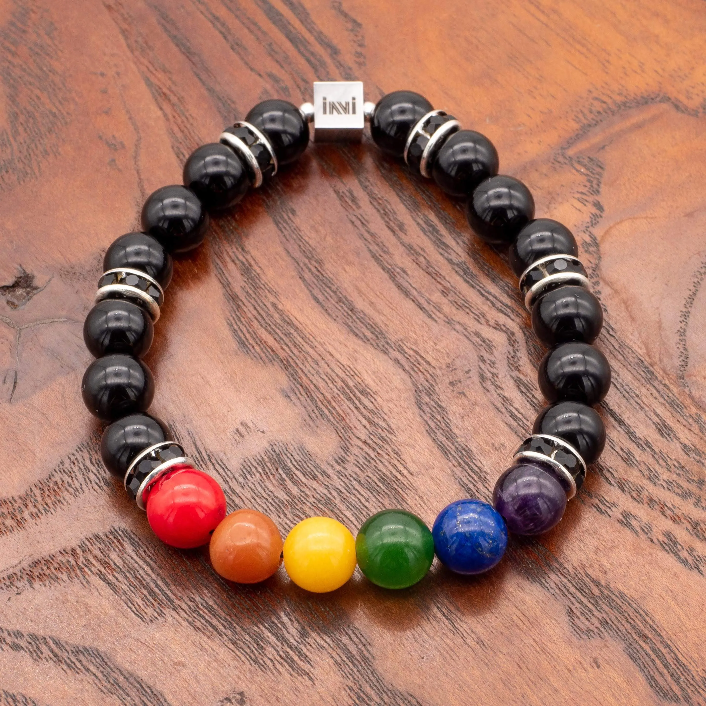 Black Onyx Pride Bracelet