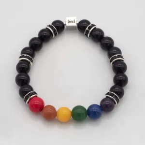 Soft garnet bracelet