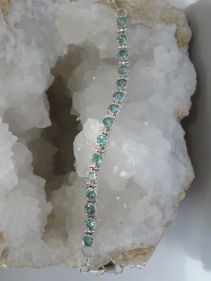 Blue Topaz Tennis Bracelet 1