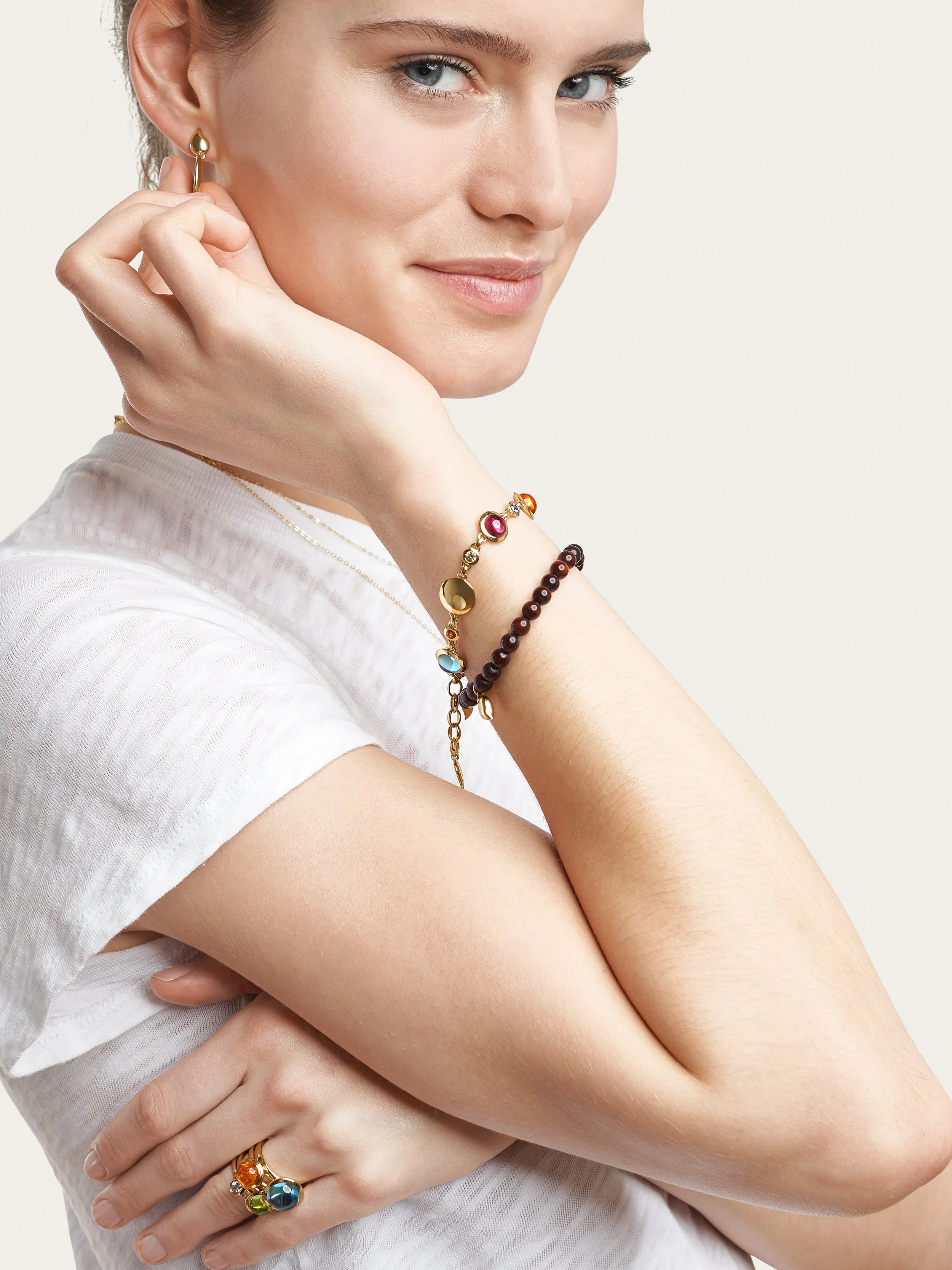 Bracelet BOUTON 'Candy' / Sapphire