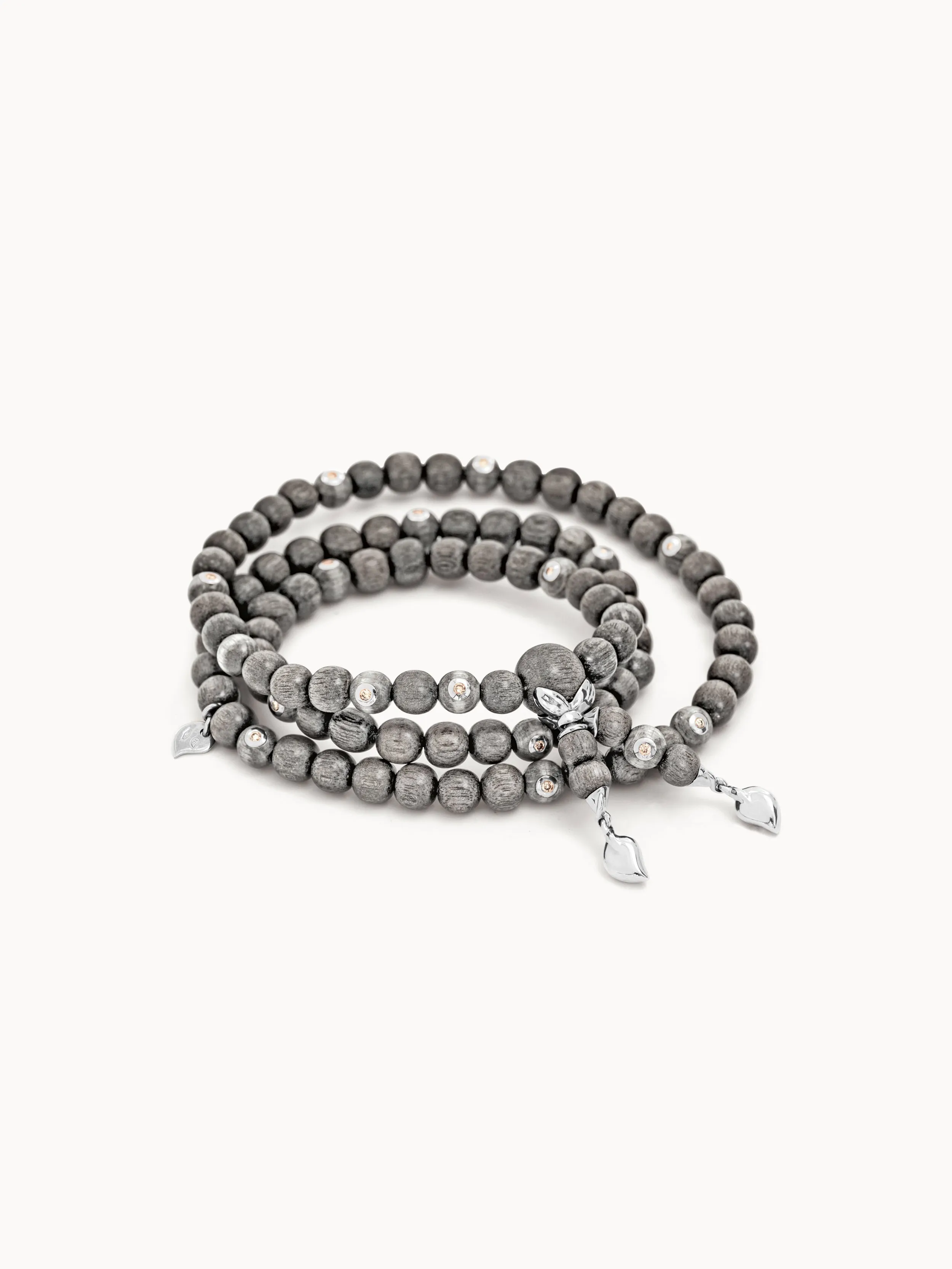Bracelet INDIA Greywood medium with 20 Champagne Diamonds Greywood and Diamonds