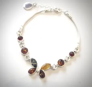 Butterfly Adjustable Silver Bracelet