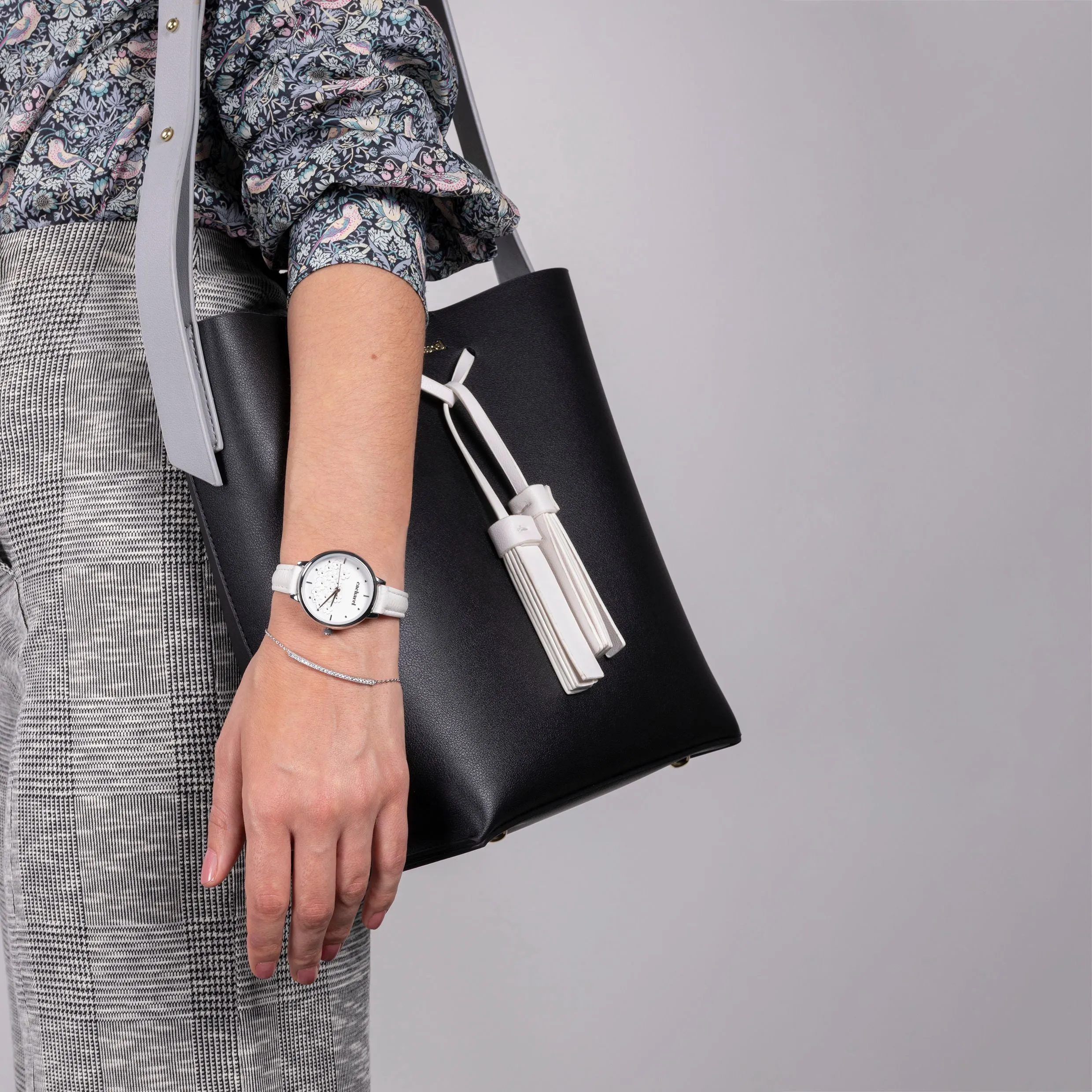 Cacharel CJB890C-Bracelet Courbe Silver
