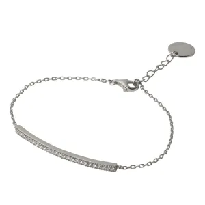 Cacharel CJB890C-Bracelet Courbe Silver