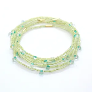 Candy Bracelets / Set of 6 / Mint Green