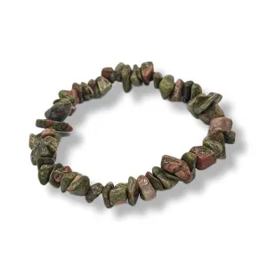 Chip Bracelet Unakite