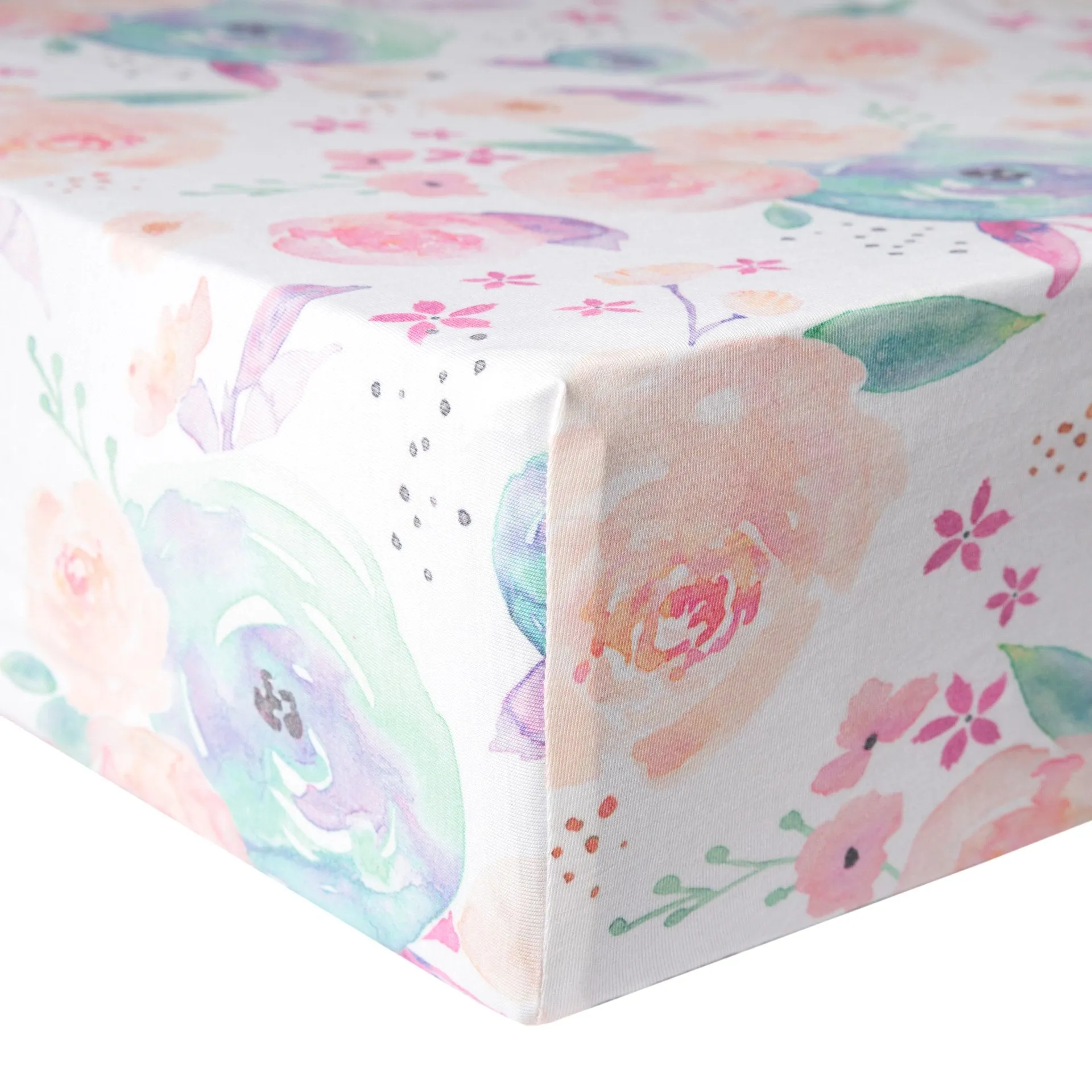 Copper Pearl Bloom Fitted Crib Sheet