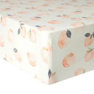 Copper Pearl Caroline Fitted Crib Sheet