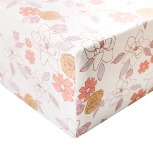 Copper Pearl Ferra Fitted Crib Sheet