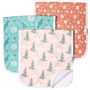 Copper Pearl Jane Premium Burp Cloth Set