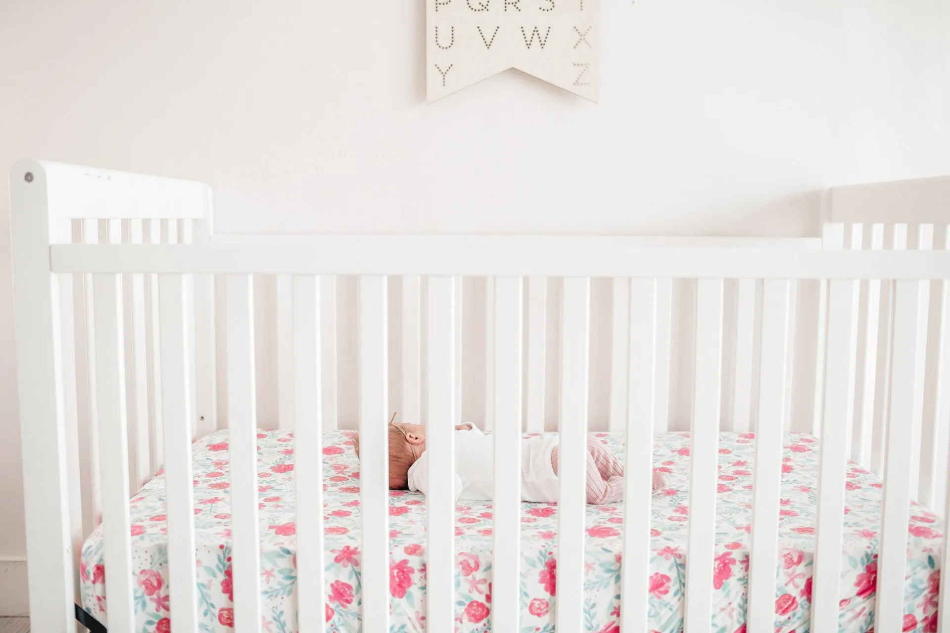 Copper Pearl June Fitted Crib Sheet