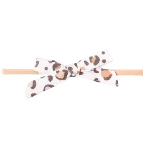 Copper Pearl Millie Ribbon Nylon Bow Headband
