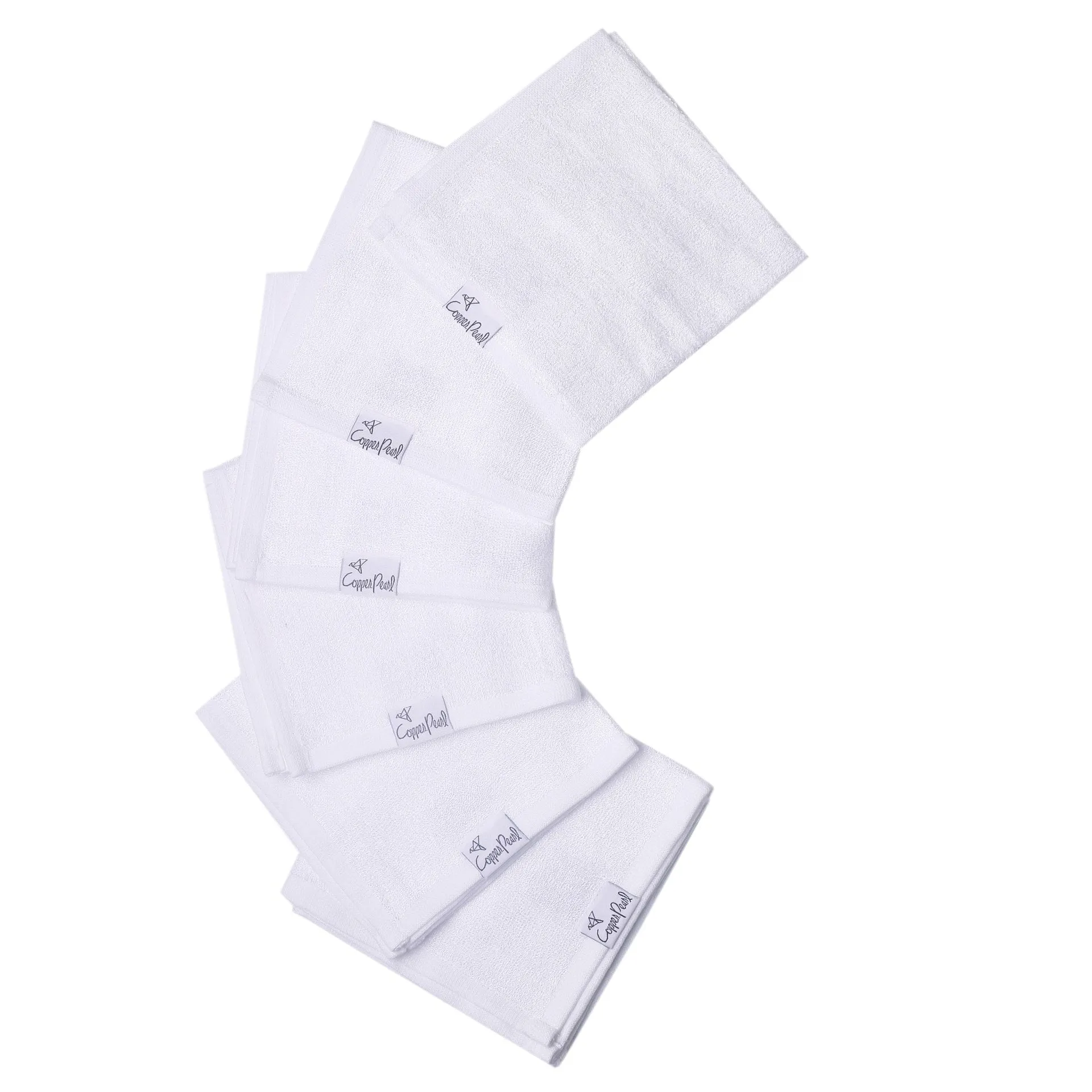 Copper Pearl Washcloths (Pack of 6) - Dove