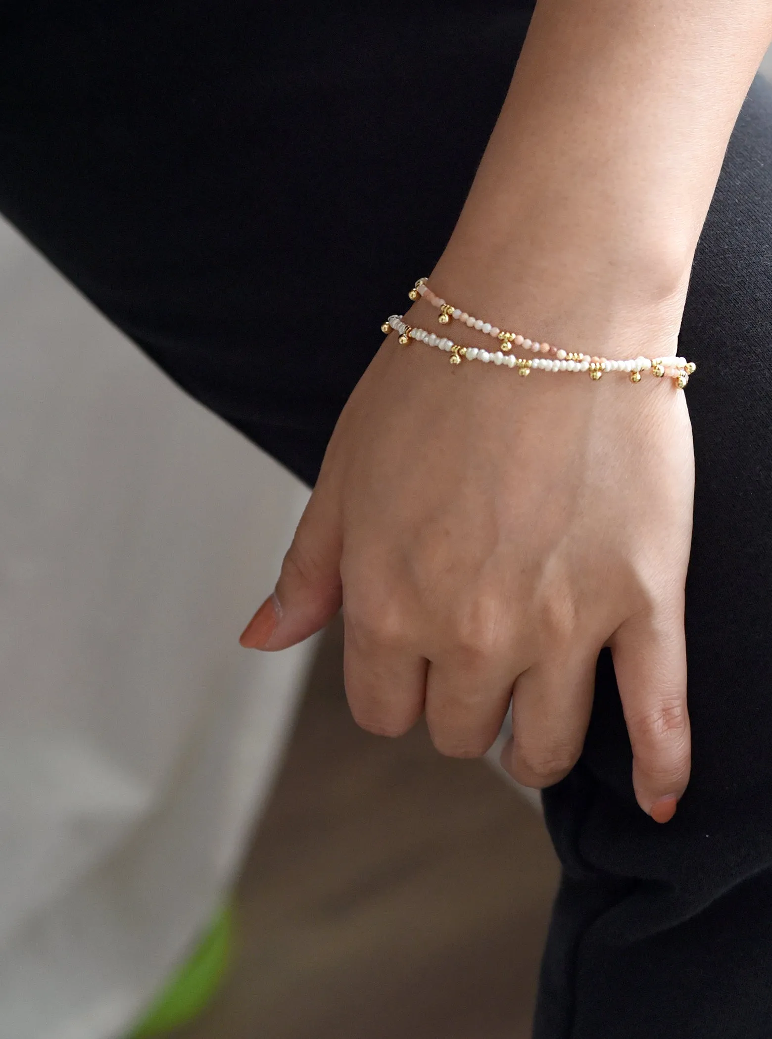Dangling Gemstone Bracelet