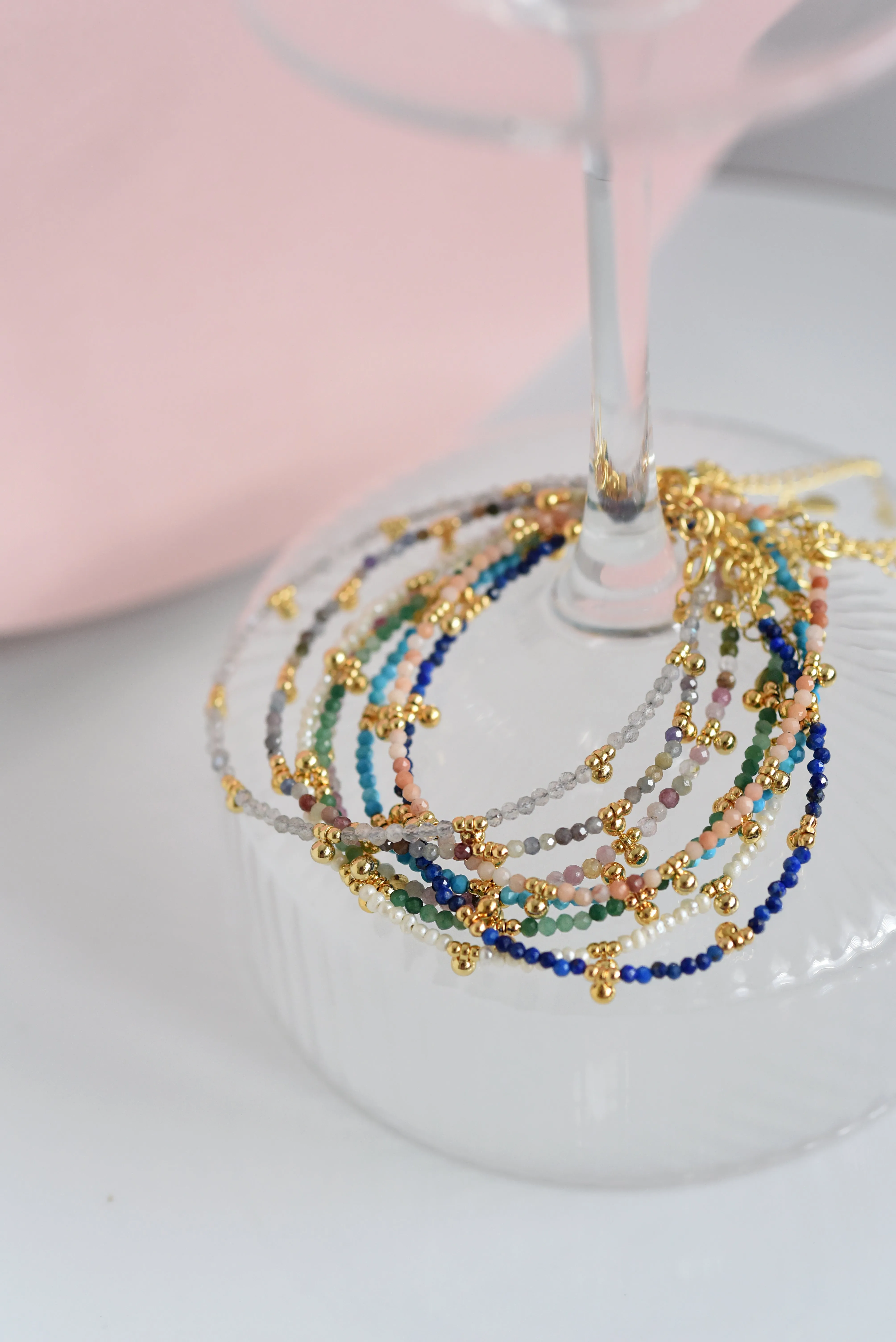 Dangling Gemstone Bracelet
