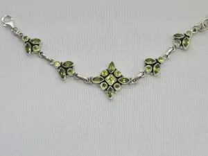 Delicate Peridot Bracelet 1