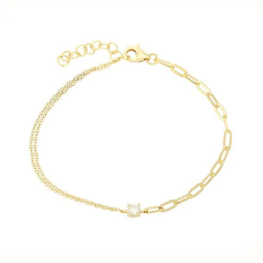 Diamond Chain Bracelet