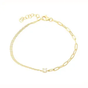 Diamond Chain Bracelet