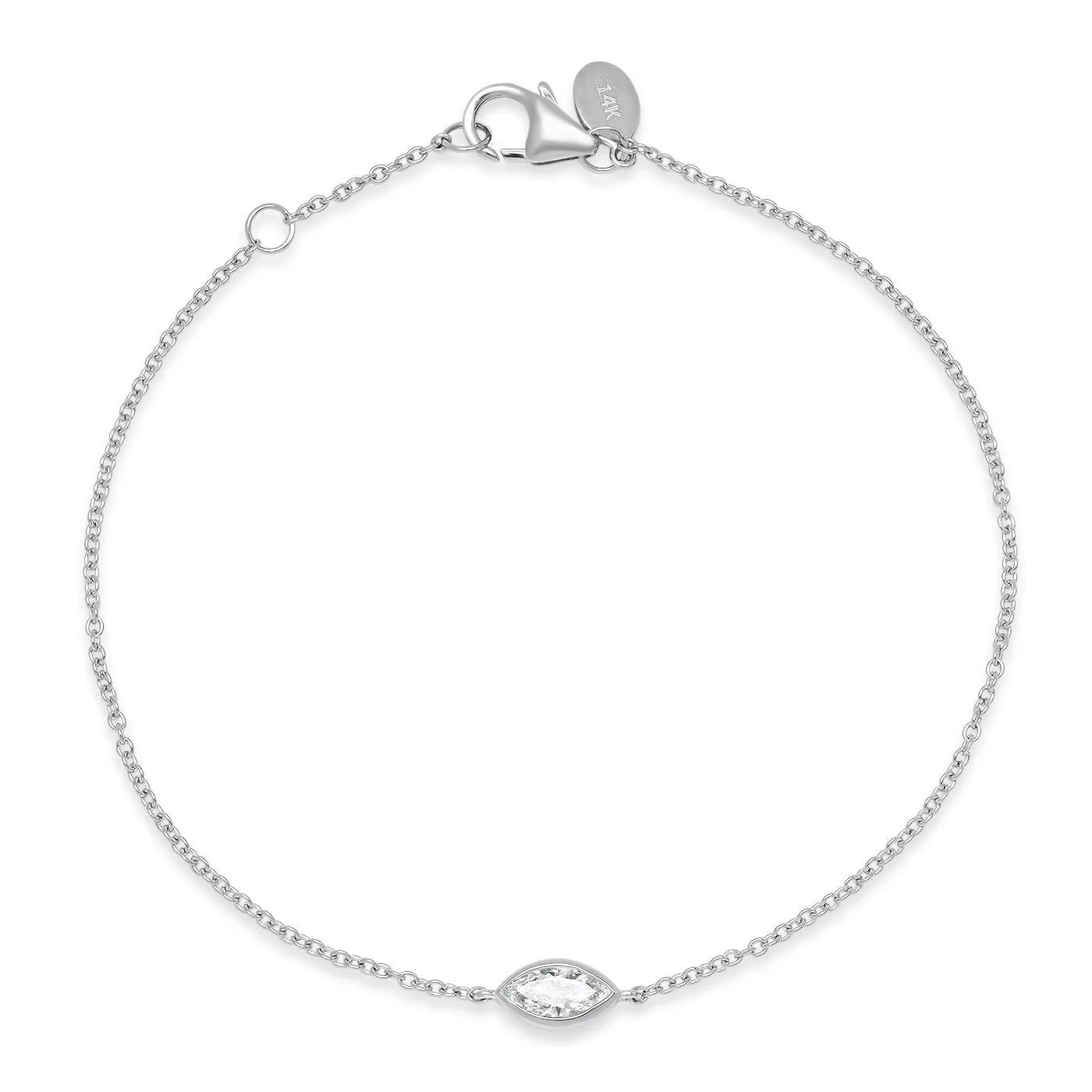 Diamond Marquise Sun Ray Bracelet