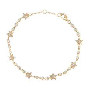 Diamond Star Bracelet