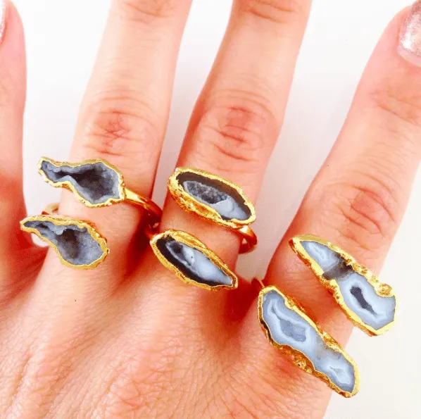 Double Amethyst Ring