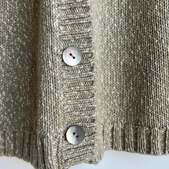 Eileen Fisher Button up 3/4 sleeves cardigan Medium