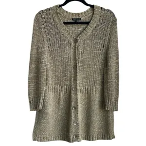Eileen Fisher Button up 3/4 sleeves cardigan Medium