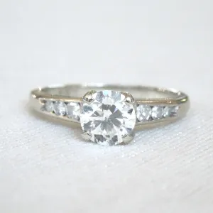 Elegant 0.65ct Diamond Solitaire in White Gold