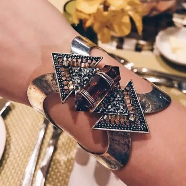 Elegant Crystal Cuff Bracelet