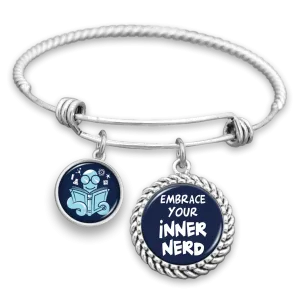 Embrace Your Inner Nerd Charm Bracelet
