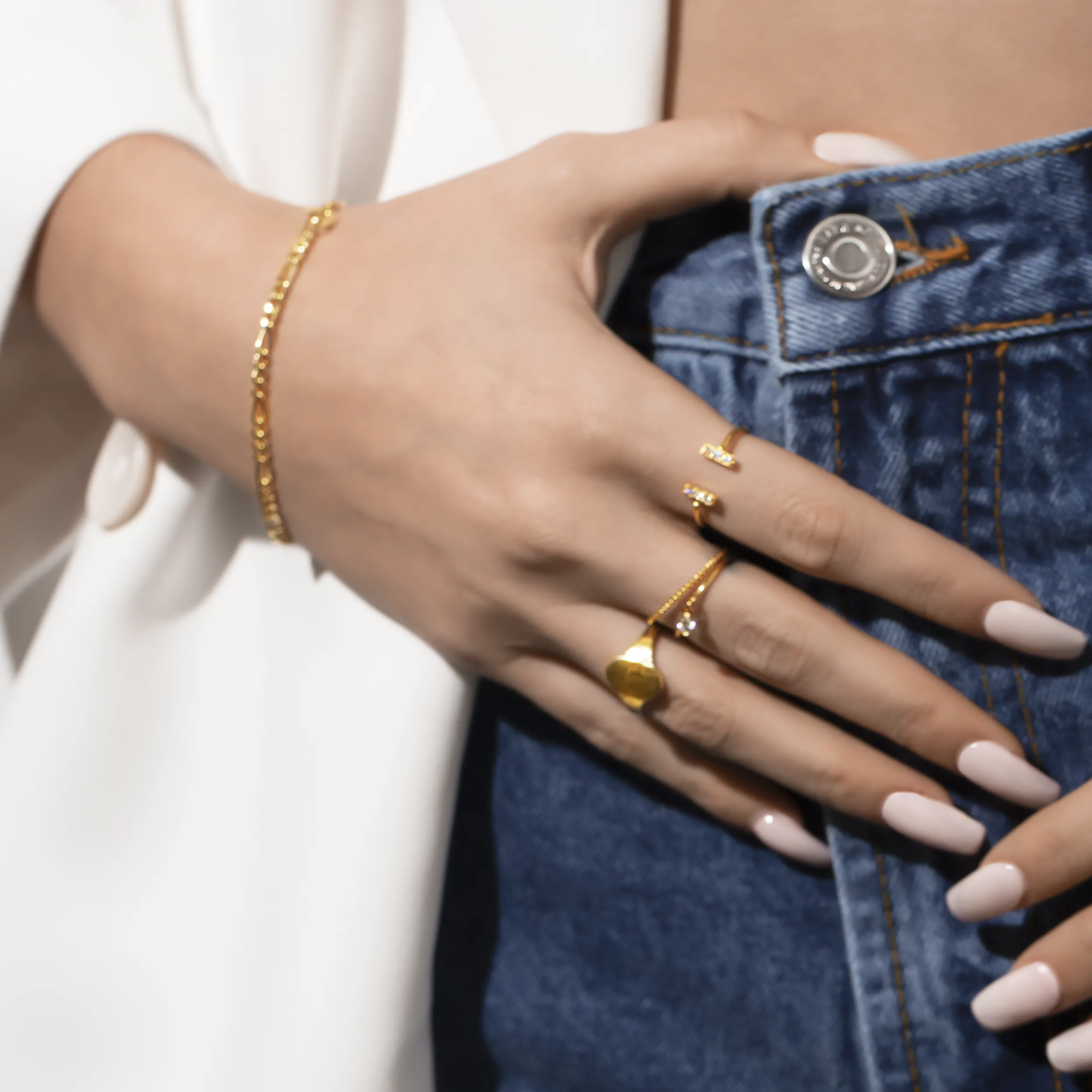Figaro Chain Bracelet