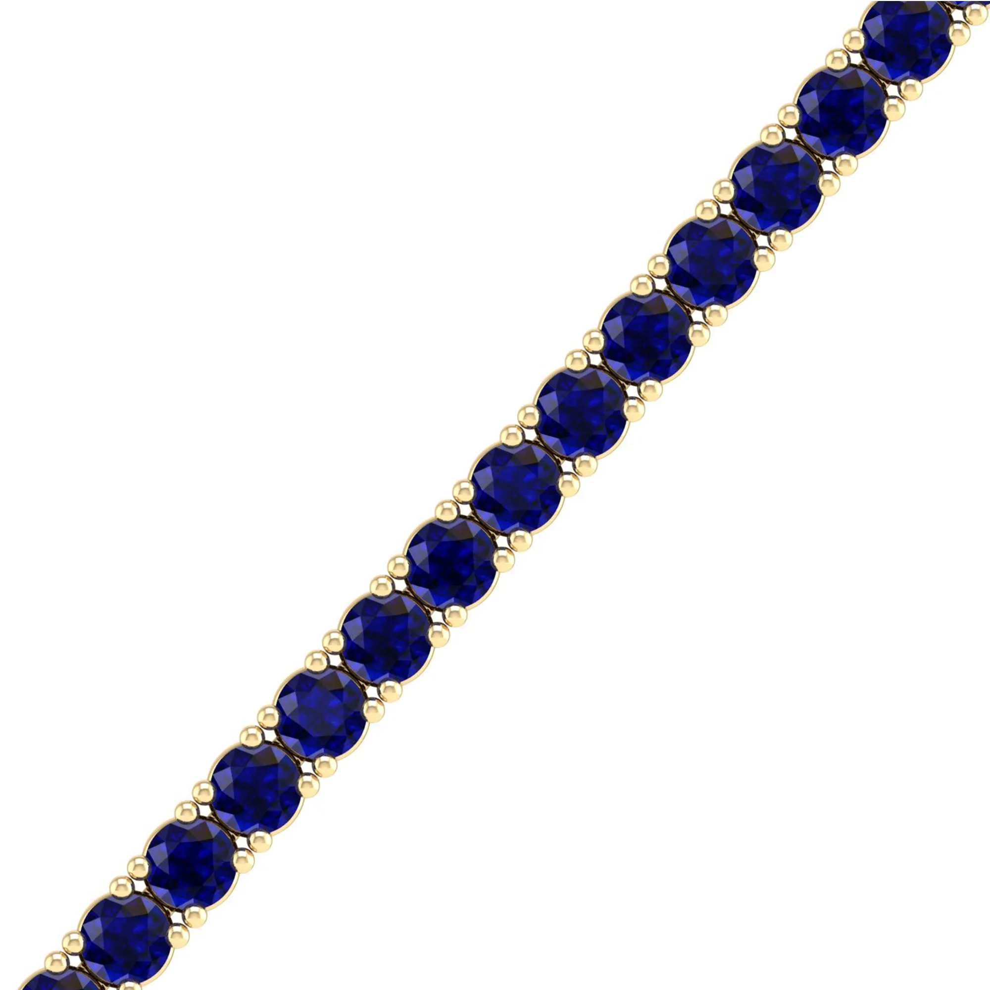 Four Prong Sapphire Tennis Bracelet