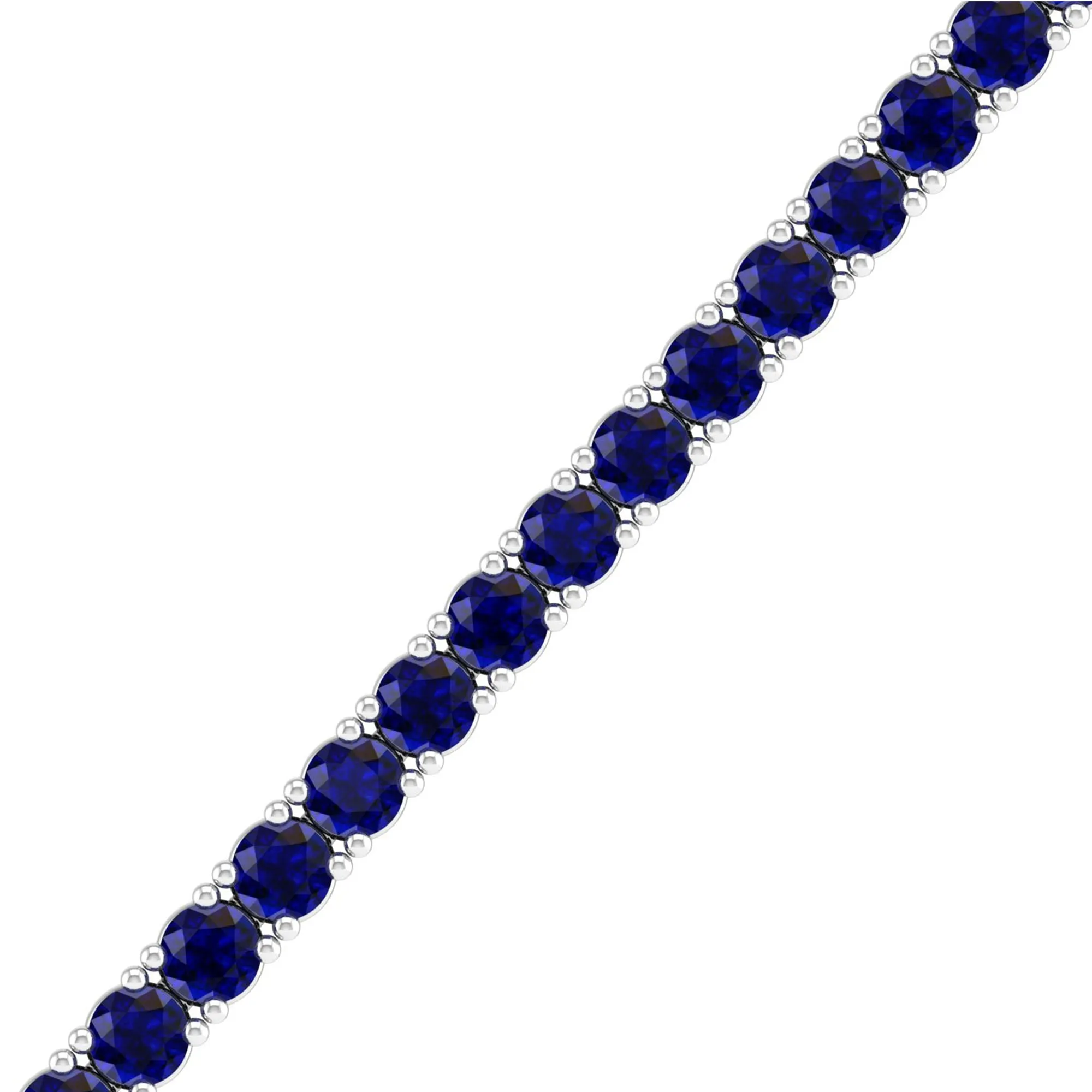 Four Prong Sapphire Tennis Bracelet
