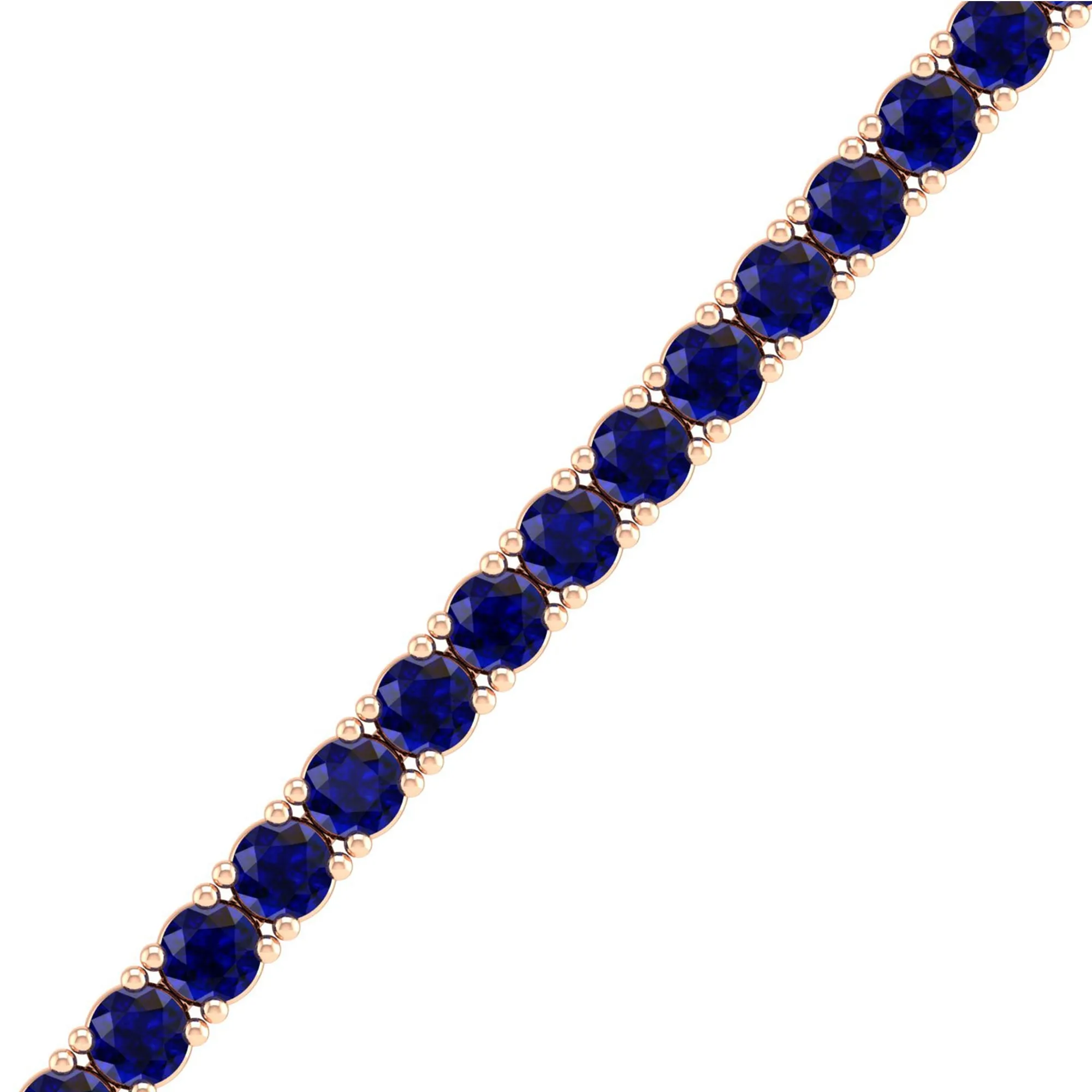 Four Prong Sapphire Tennis Bracelet