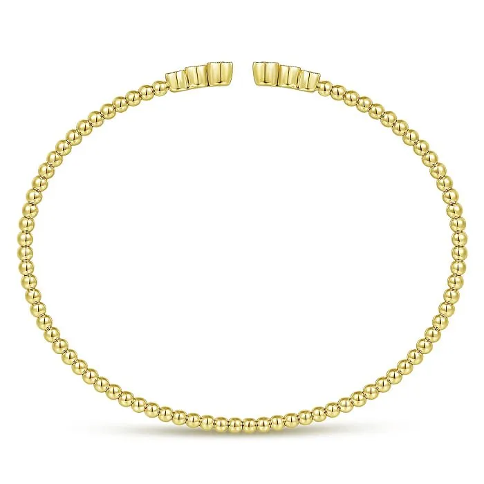 Gabriel & Co. Bujukan Graduating Bezel Diamond Bangle